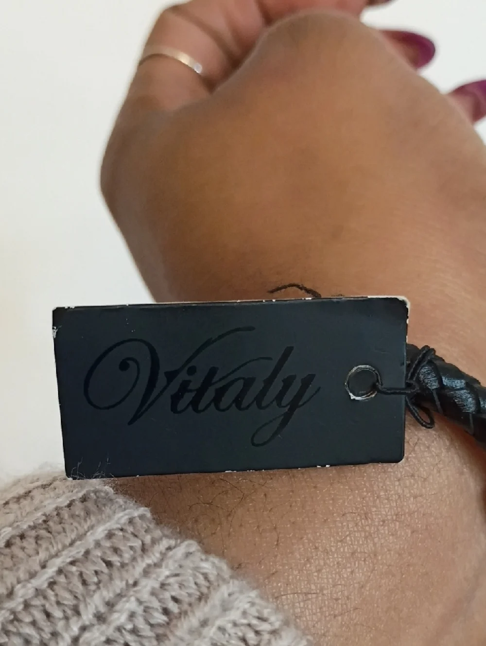 Vitaly black braided